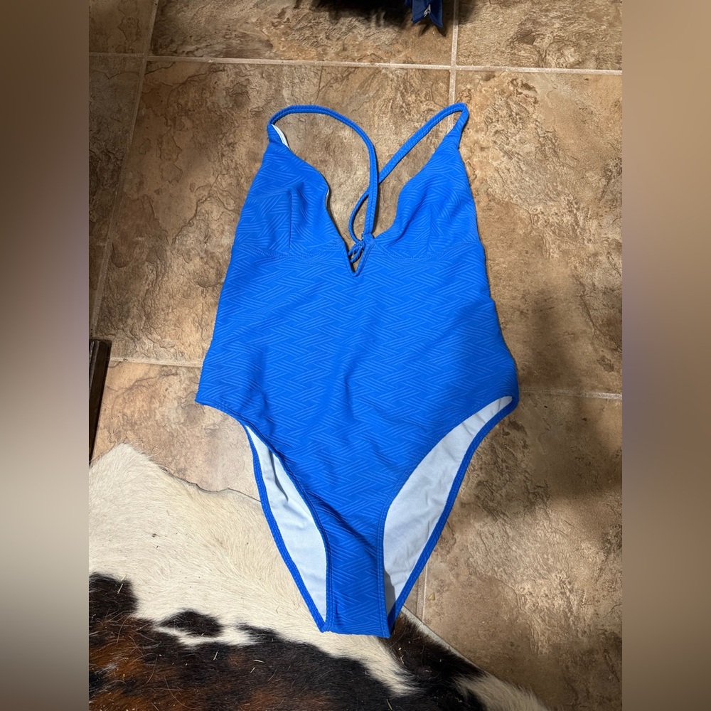 Cupshe Vibrant Blue One Piece Swimsuit